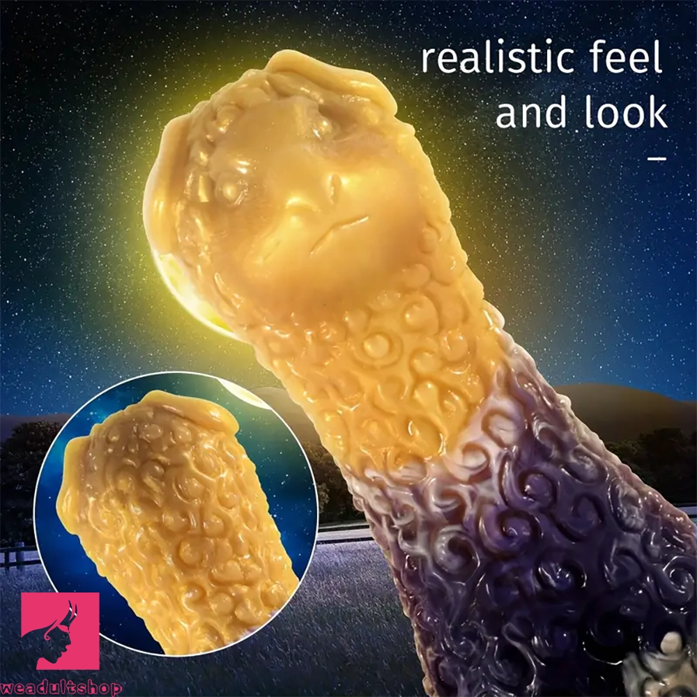 7.48in Novelty Sheep-Shaped Animal Male Receptacle Flexible Clit Dildo