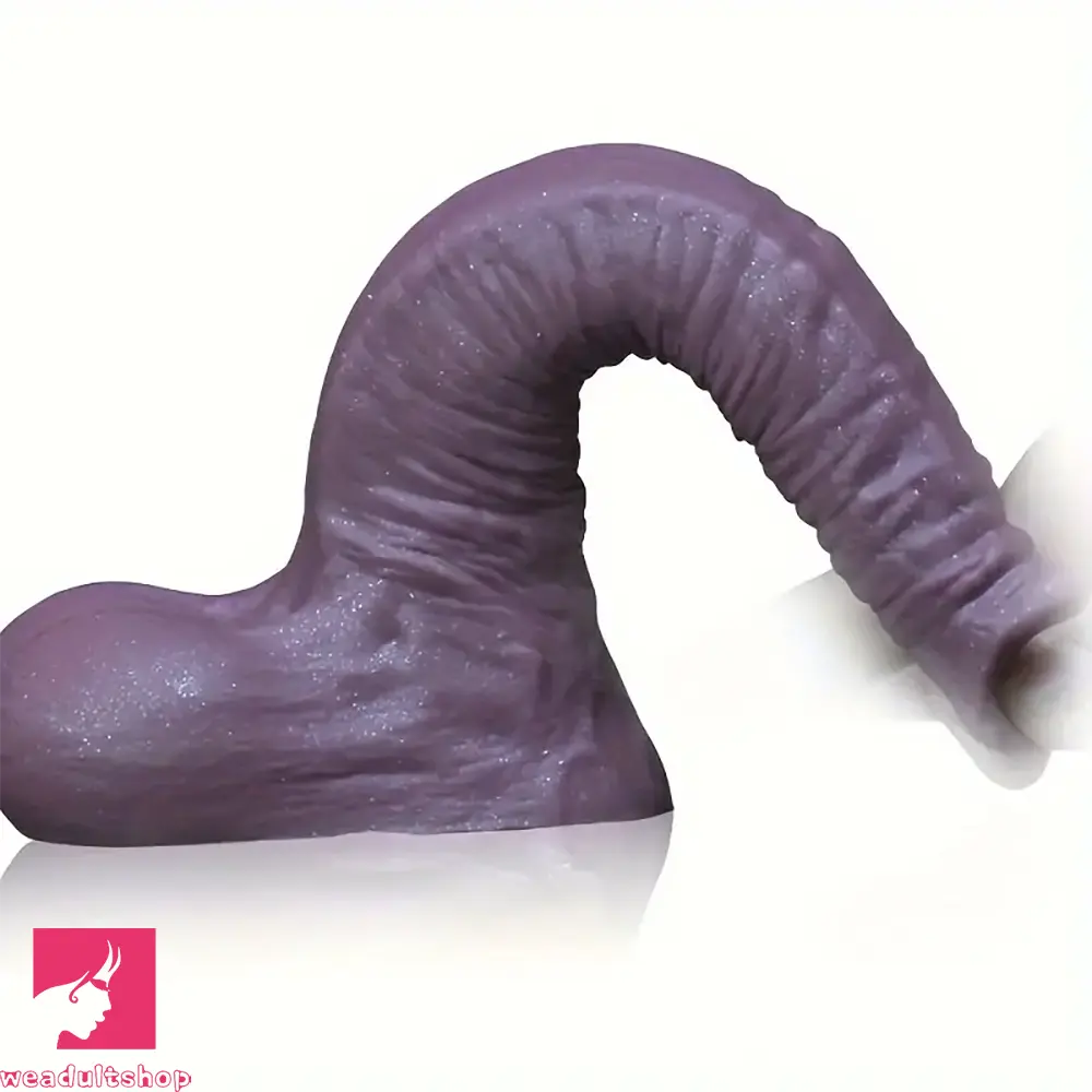 6.88in Soft Silicone Elephant Trunk Dildo Vaginal G-Spot Animal Penis
