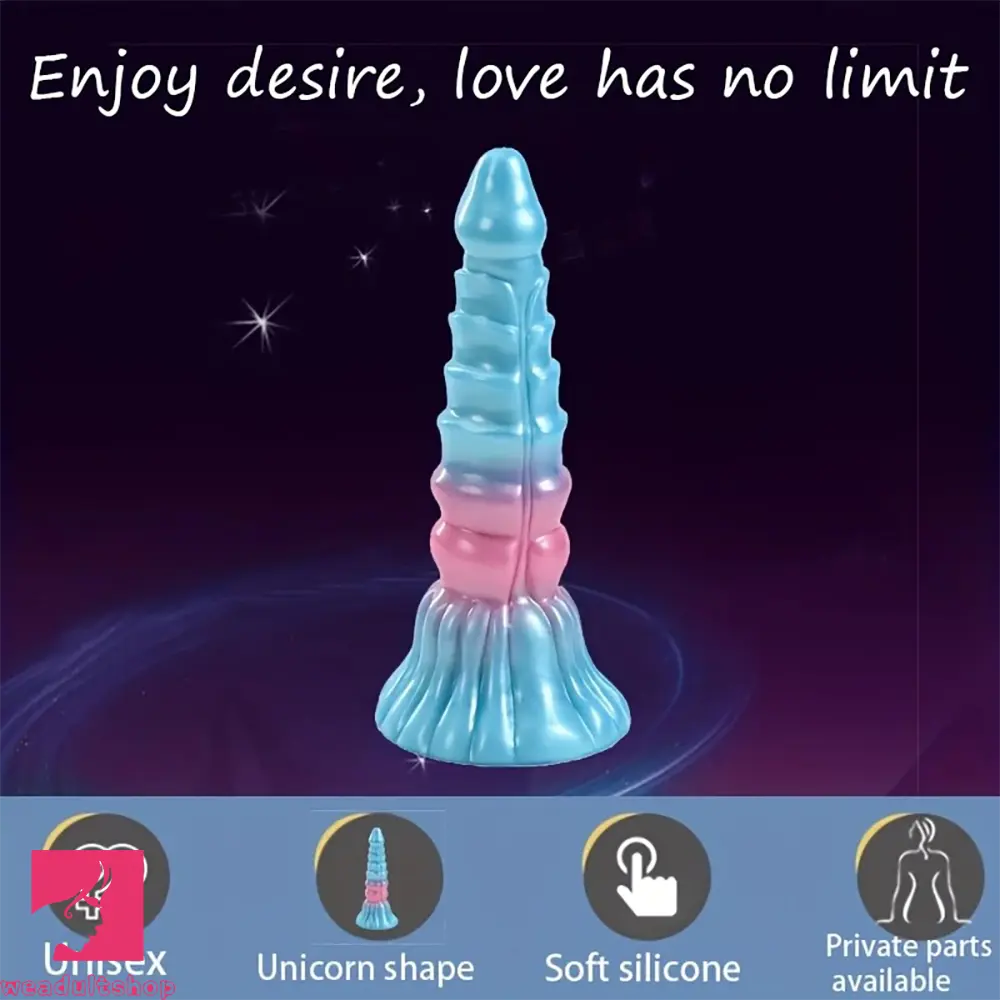 7.08in Realistic Dragon Simulation Silicone Anal Plug Massager Odd Dildo