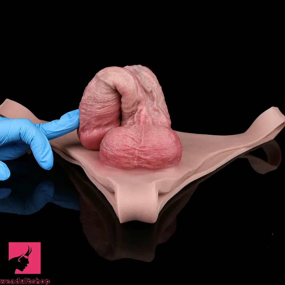 7.36in Hollow Strap on Dildo Panty With Realistic Skin Texture Pleasure