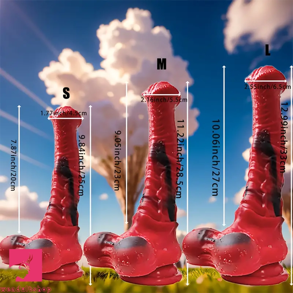 9.84in 11.22in 12.99in Silicone Horse Dildo Large Anal Dildo For Prostate