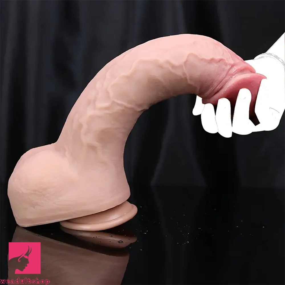 12.59in Realistic Dildo With Suction Cup Big Penis Women Soft Penis G Spot