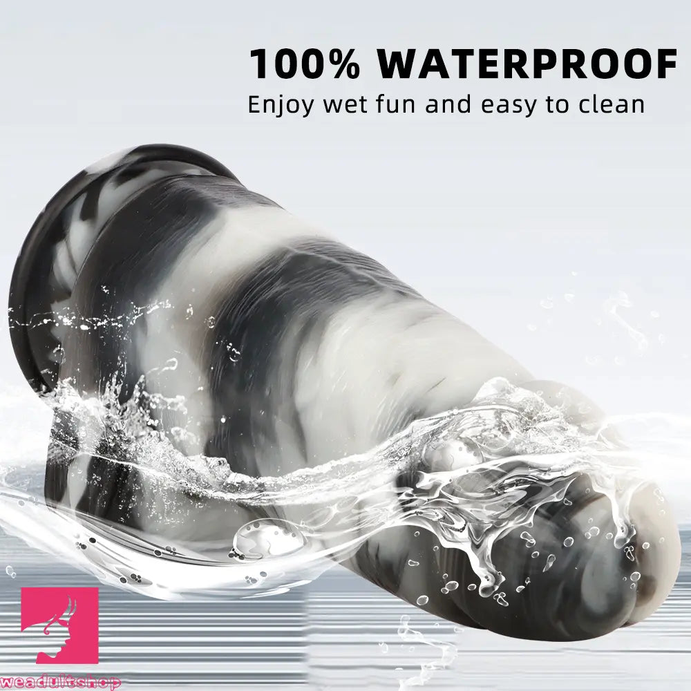 9.84in Thick Wide Dildo PVC Extended Realistic Penis For Clitoris Anal Sex