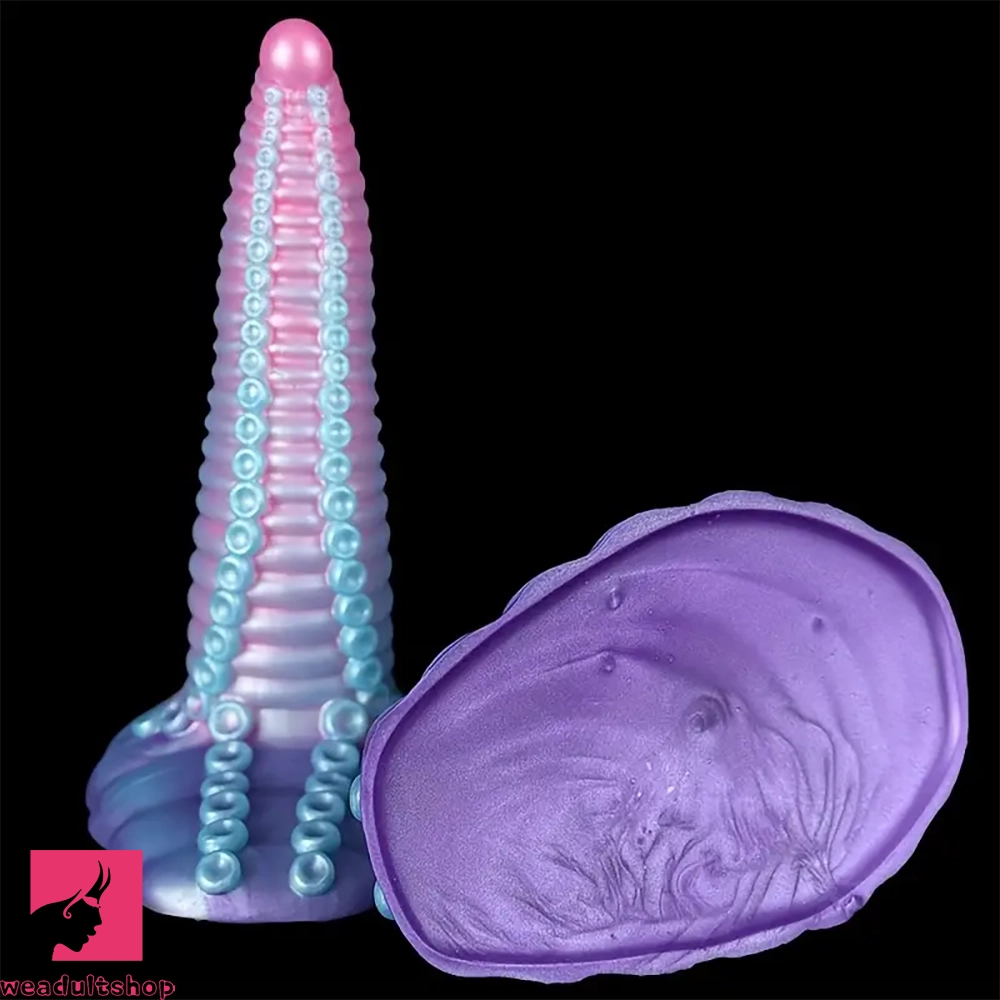8.26in Silicone Thick Tentacle Dildo Monster Big Dilation Soft Anal Plug