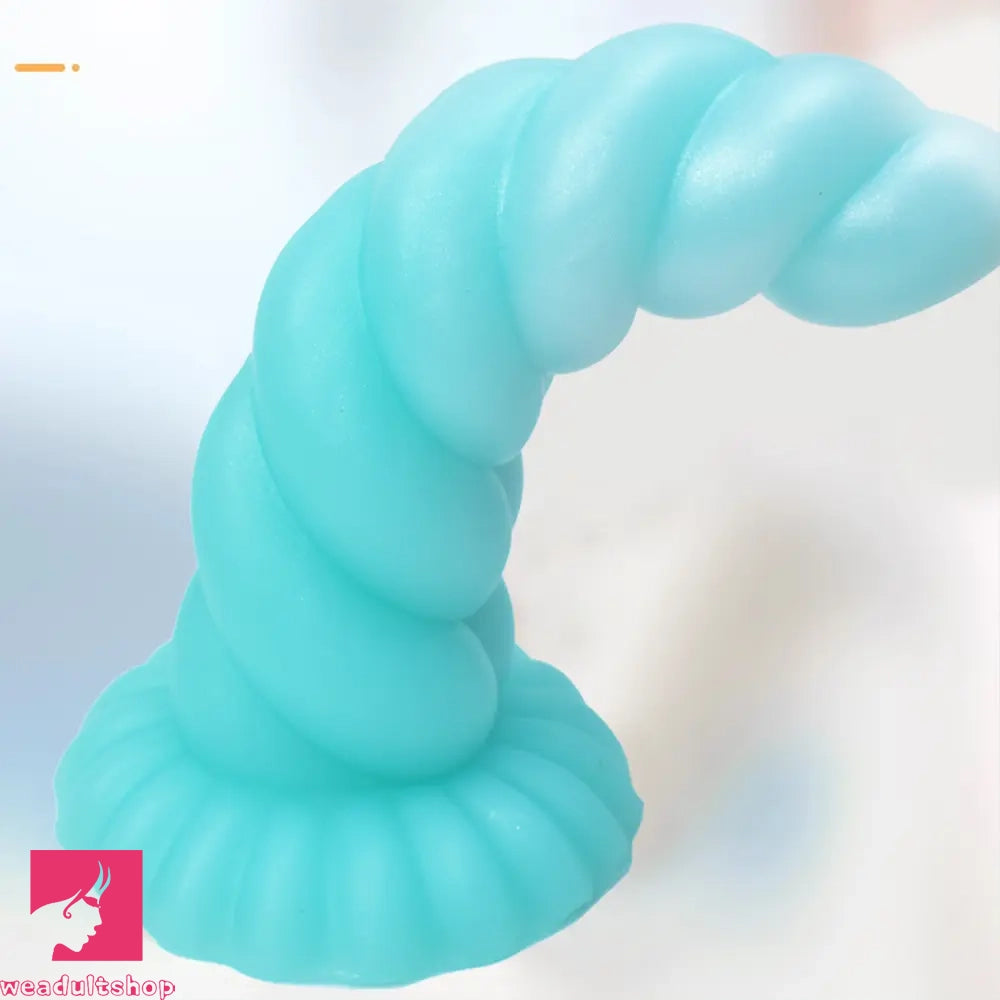 8.26in Fantasy Luminous Silicone Soft Dildo For Women Clit Masturbation