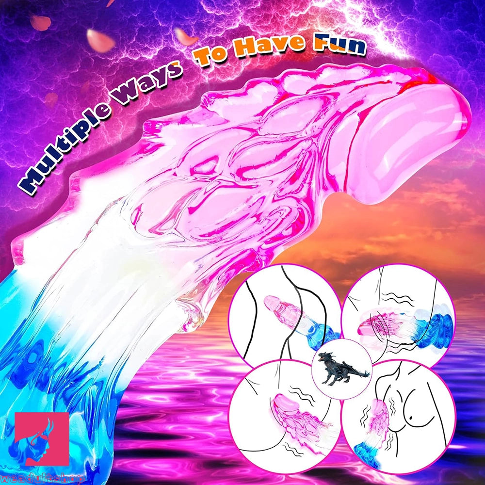 8.7in Dragon Big Dildo Anal Sex Toy For Women Female Clit Masturbator