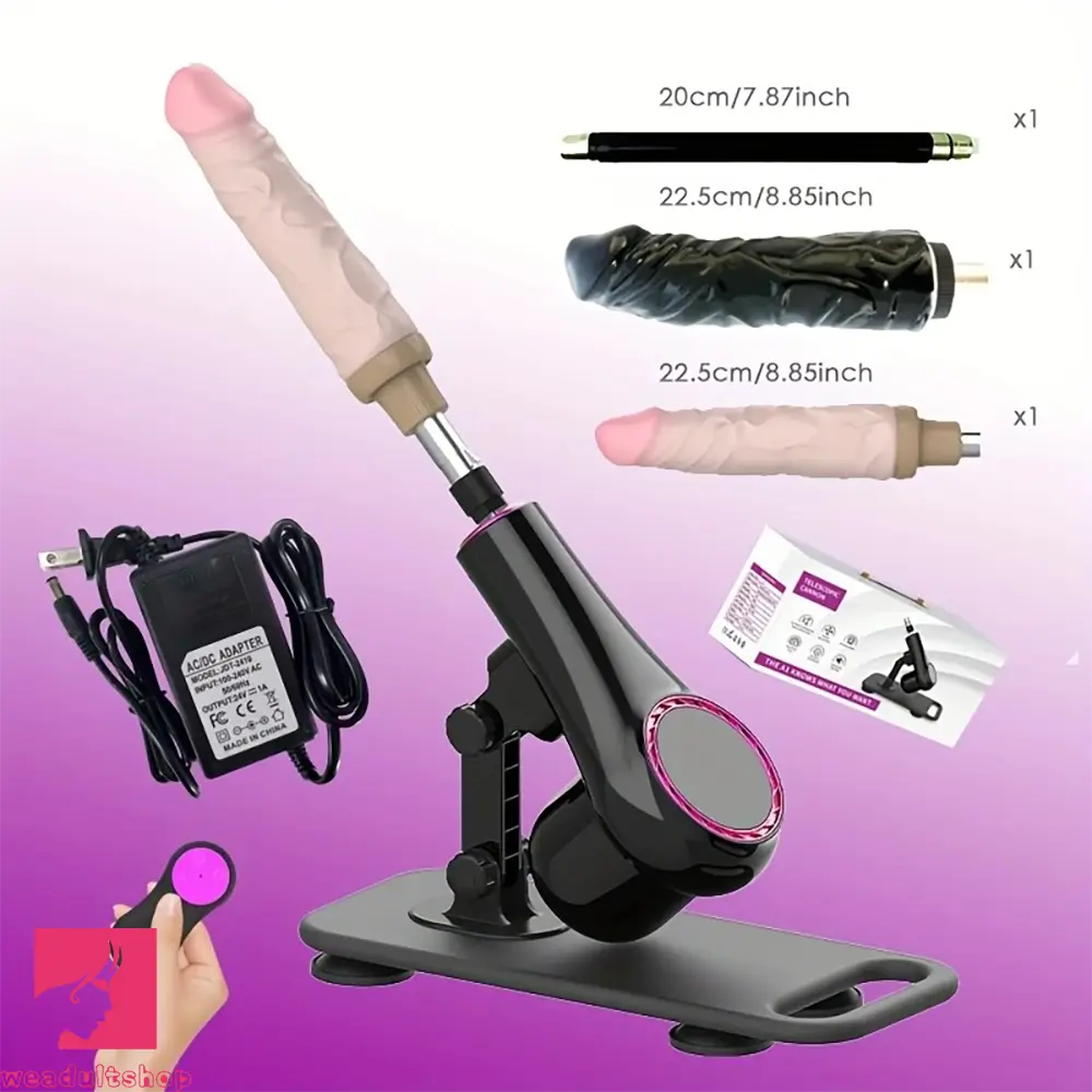Lightweight Durable Multi-Functional Dildo Machine with Two Attachments