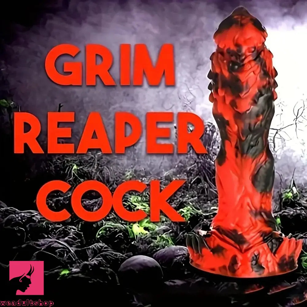 9.2in Liquid Silicone Blend Abnormal Creature Odd Soft Monster Big Dildo