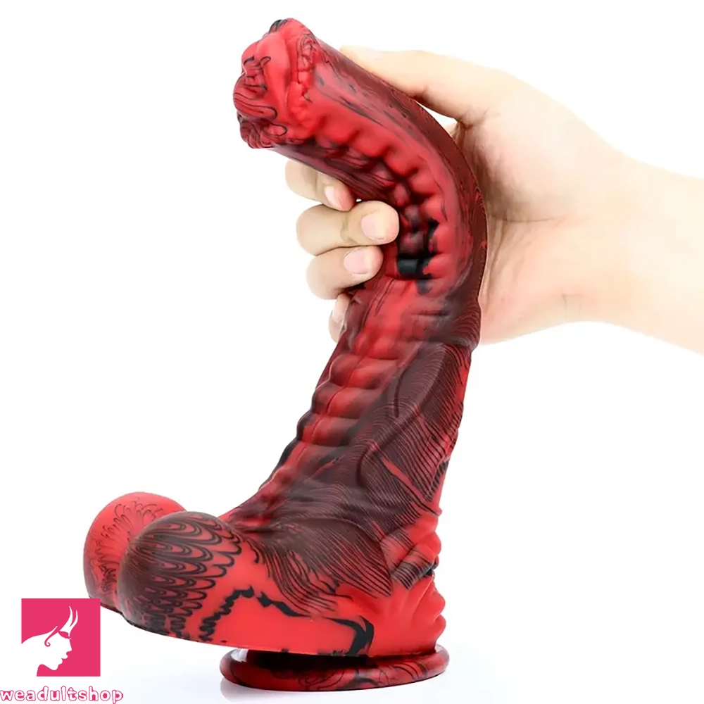 9.72in Realistic Horse Silicone Monster Cock Animal Big Cock Dildo