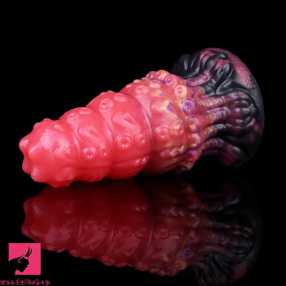 5.83in Fantasy Odd Silicone Soft Cock Dildo Hands-Free Clit Stimulator