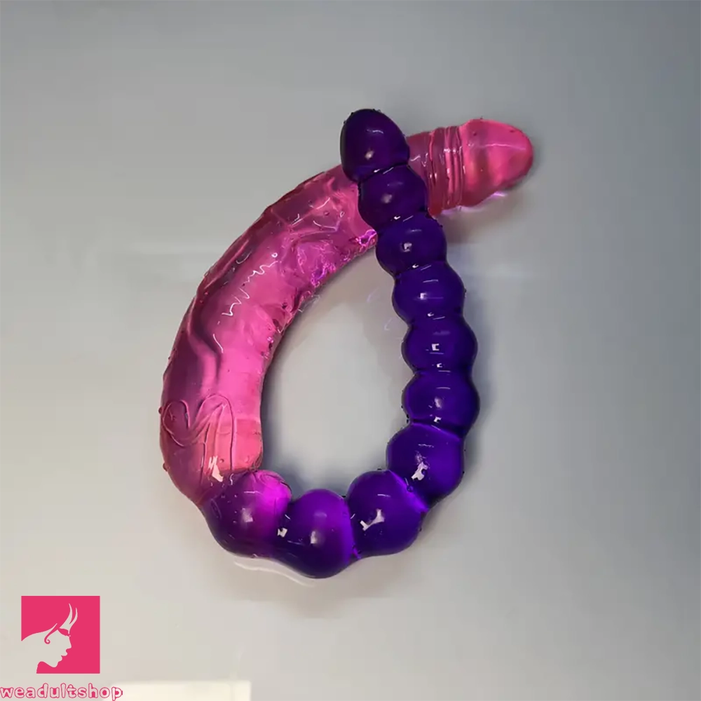 17.8in Long Double-headed Dildo Penis G Spot Women Anal Vulva Dual-use