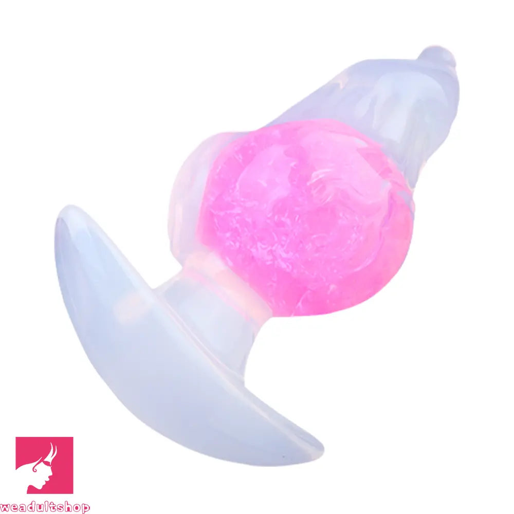 5.51in Luminous Silicone Anal Beads Dildo Anal Sex Toy For Women Sex