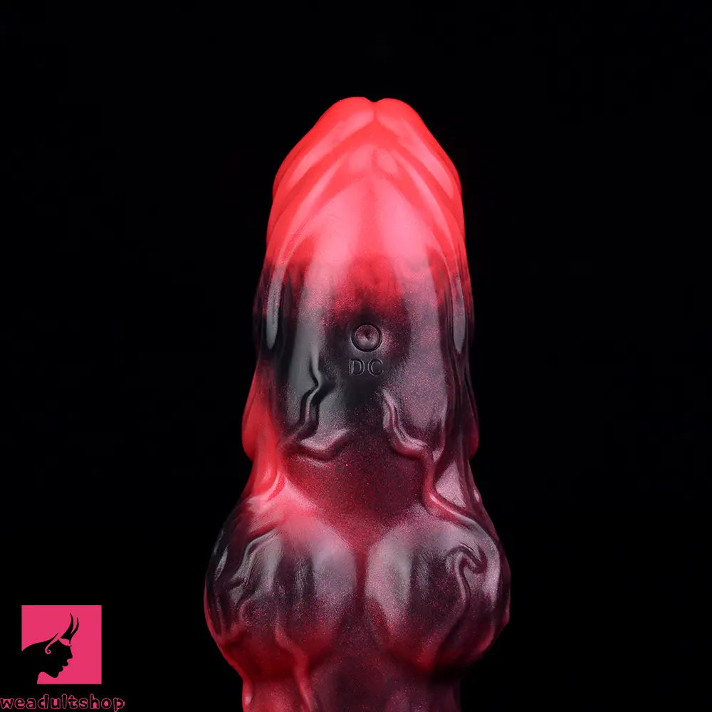 5.91in Silicone Dog Cock Sleeve Knot Dildo Vibrating Dildo With Cock Ring