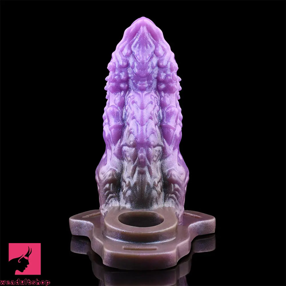5.62in Dragon Beast Creature Odd Hollow Dildo Sleeve With Penis Ring
