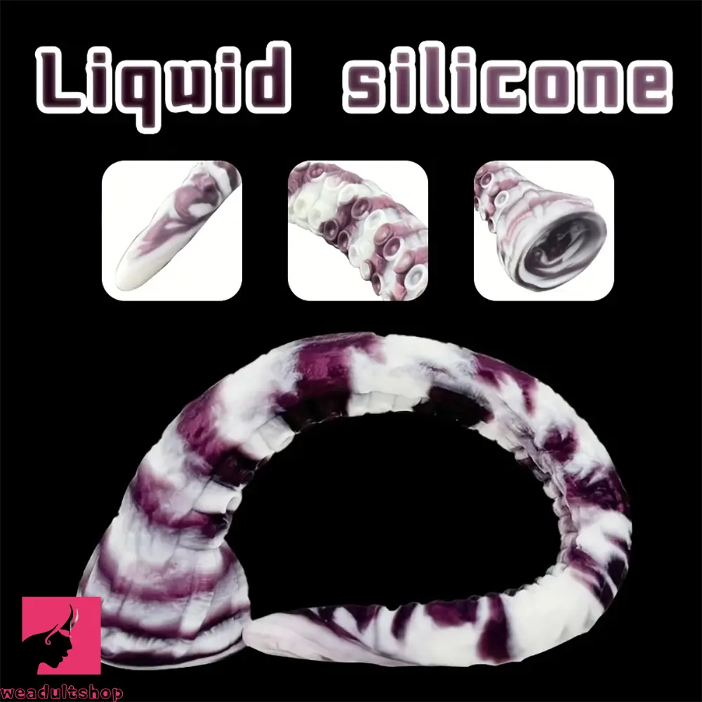18.11in 19.68in 22.04in Super Long Deep Sea Octopus G Spot Fantasy Dildo