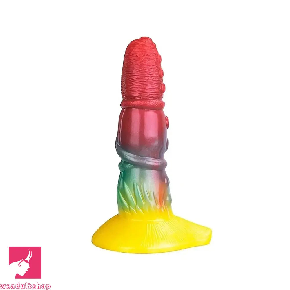 7.87in Colorful Silicone Simulation Special Fantasy Masturbator Tentacle Dildo