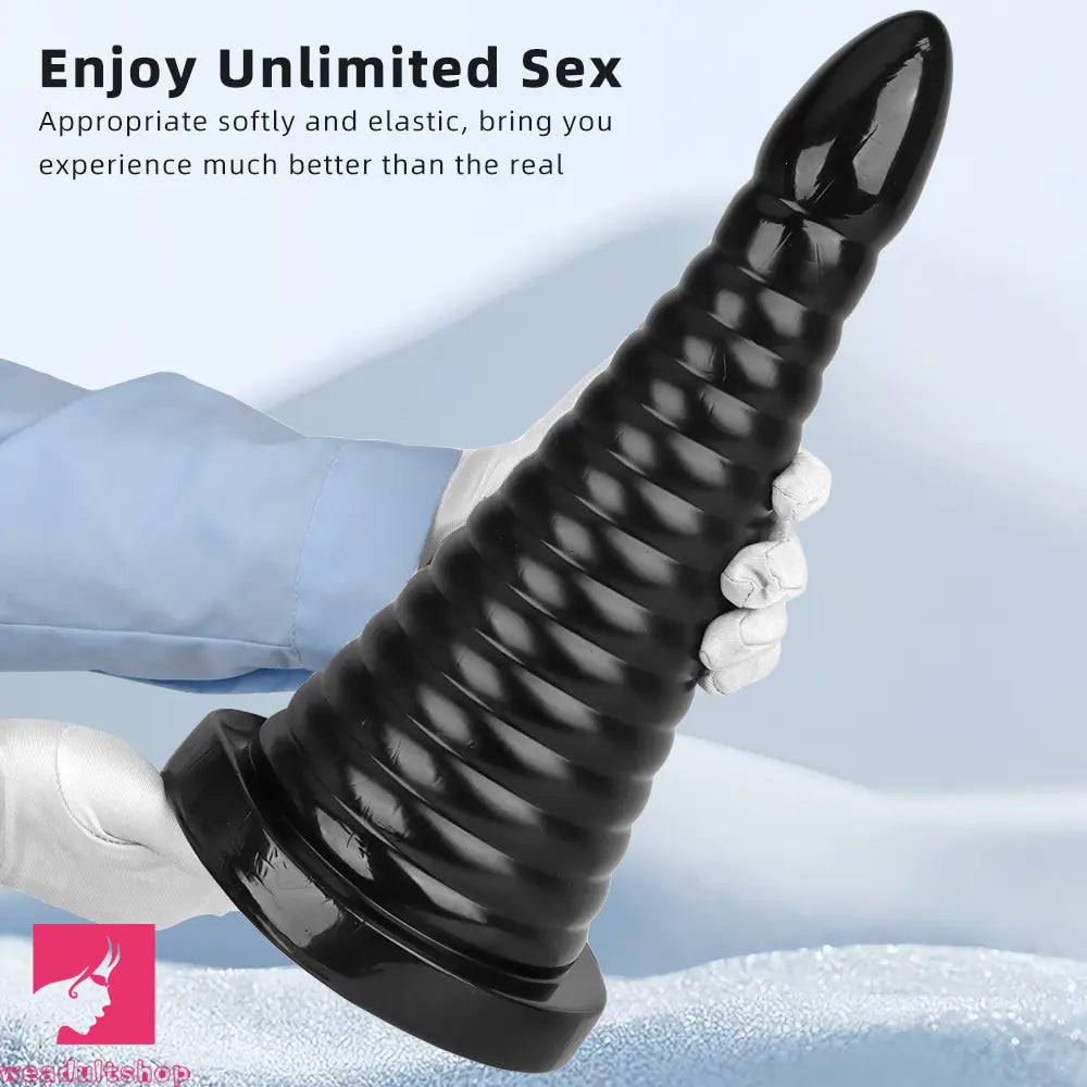 10.23in 14.56in Large Thread PVC Pagoda Thick Large Anal Plug Cock Dildo