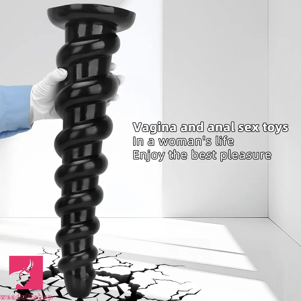 11.02in 13in 15.55in 17.32in 19.68in Super Long Huge Thread Butt Cock Dildo