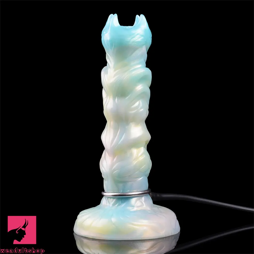 8.18in Soft Fleshy Texture Big Odd Ovipositor Egg Laying Inflatable Dildo