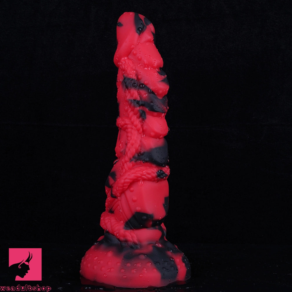 8.46in Big Fantasy Silicone Soft Dildo Sex Toy For Women Vaginal Massager