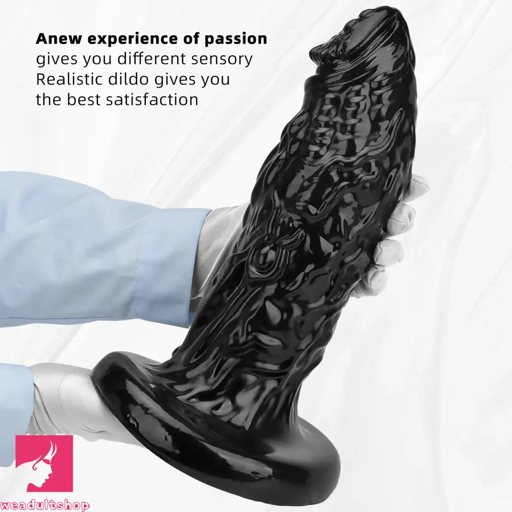13in Alien PVC Black Long Simulation Super Large Cock Dragon Thick Dildo