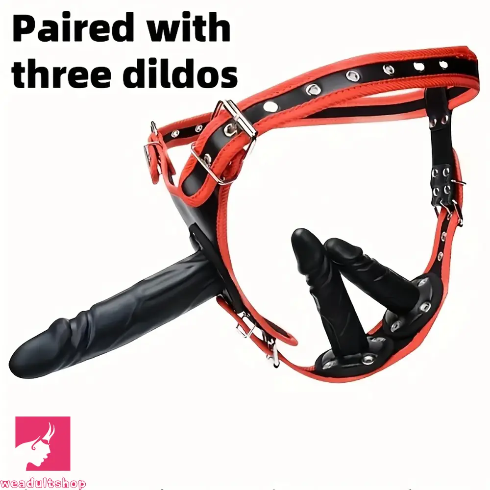 3.94in 5.31in 6.89in Wearable Useful Detachable Strap on Dildo Pants