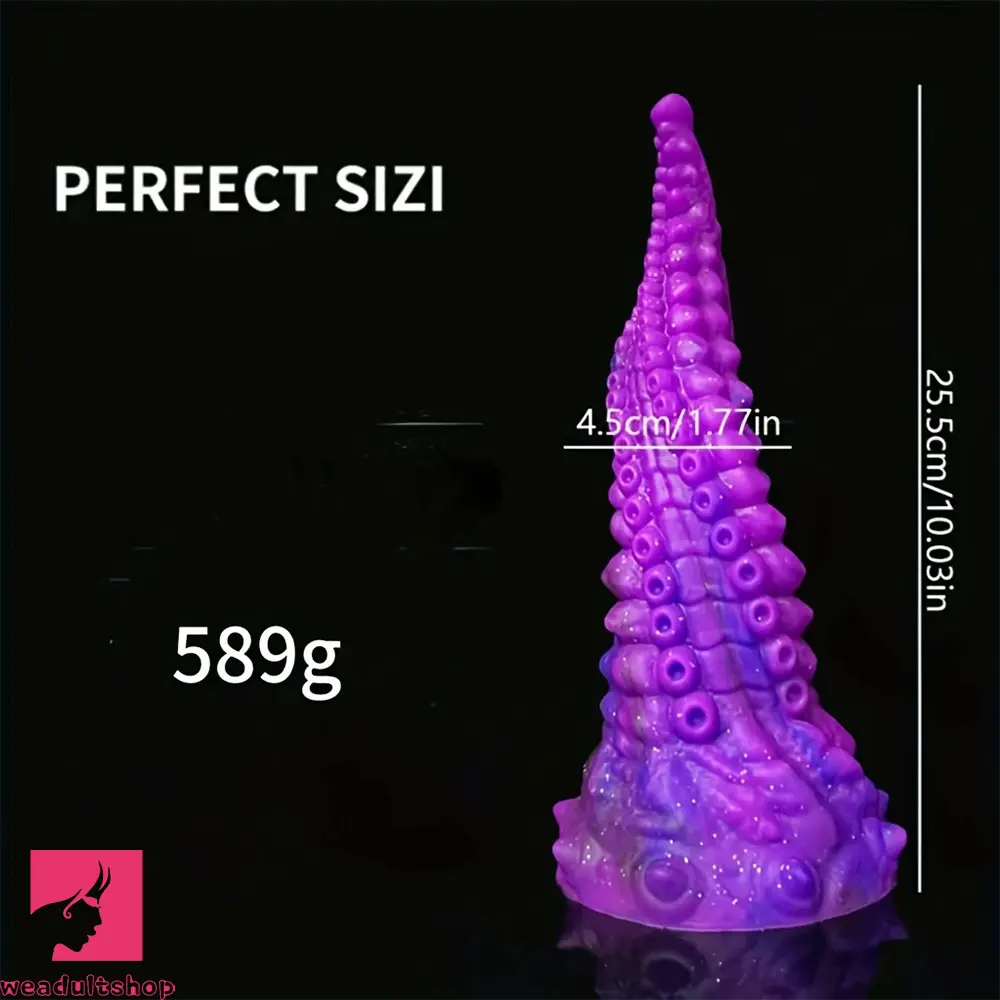 10.03in Octopus Silicone Anal Plug Portable Realistic Tentacle Fantasy Dildo