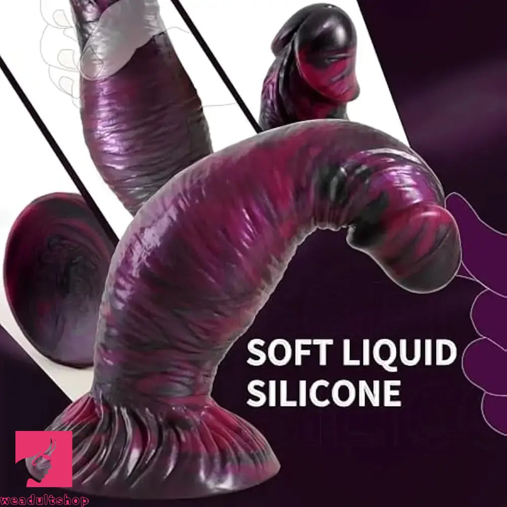 7.9in Monster Dildo For Beginners Odd Silicone Dildo For Hands-Free Sex