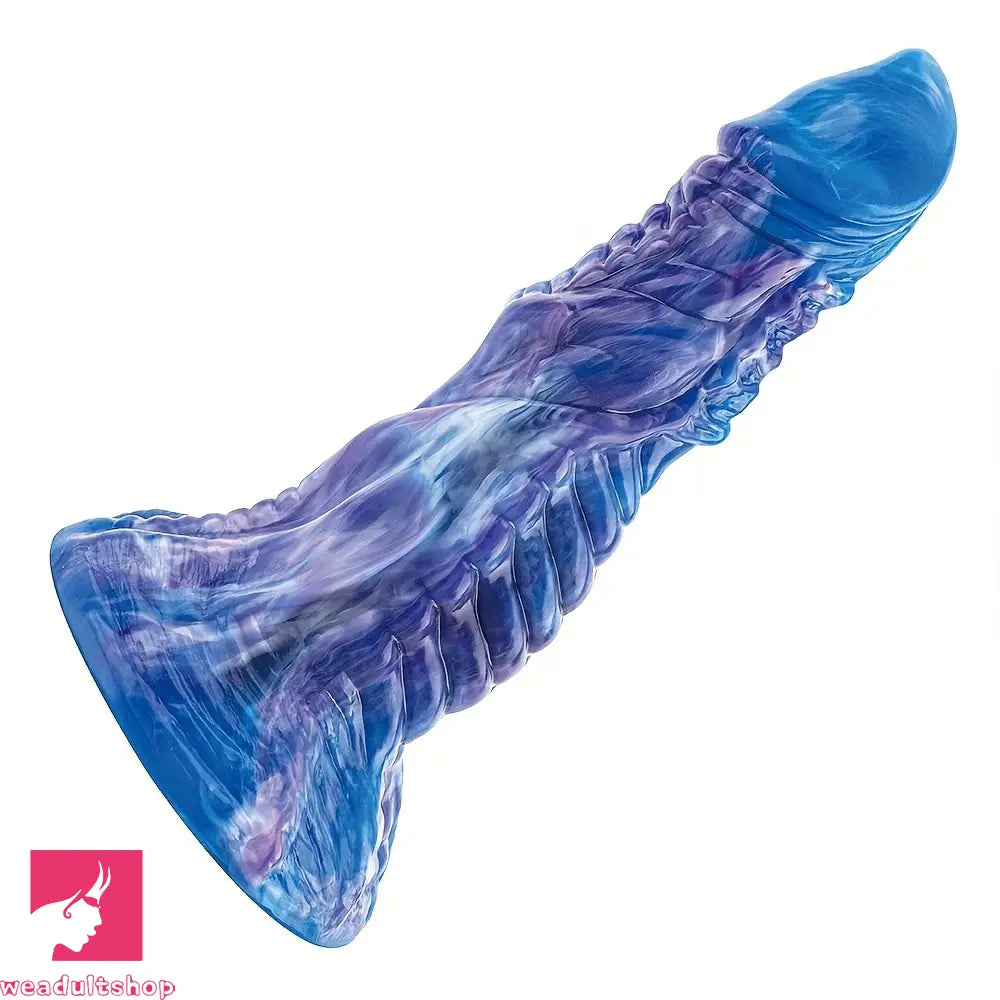 7.87in Special-Shaped Mixed Color Silicone Sex Odd Orgasm Prostate Dildo