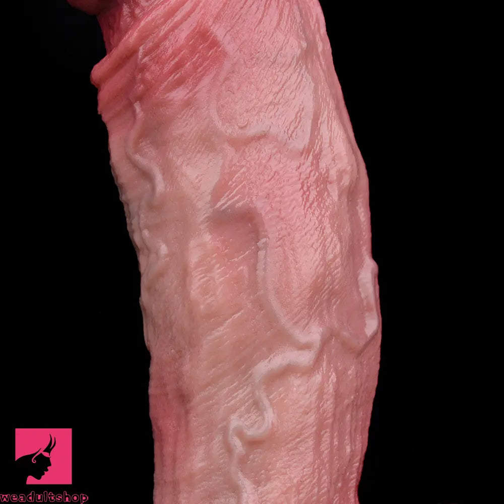 6.26in Dual Density Silicone Ejaculating Dildo For Couple Foreplay Cock