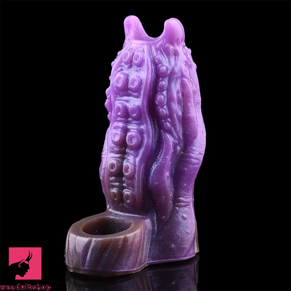 5.19in Dragon Tentacle Spiked Cock Creature Fantasy Hollow Dildo Sleeve