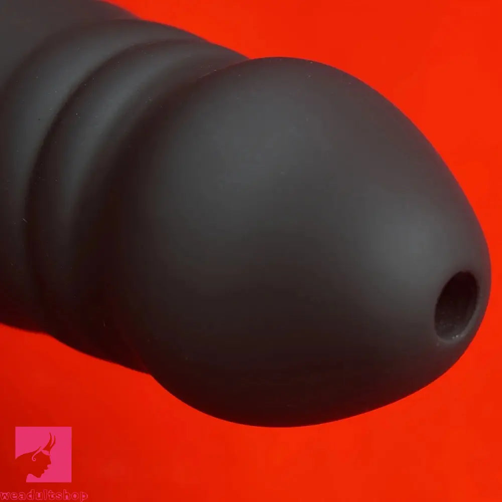 5.83in Double-Ended Silicone Face Dildo Gag with Adjustable Strap Cock
