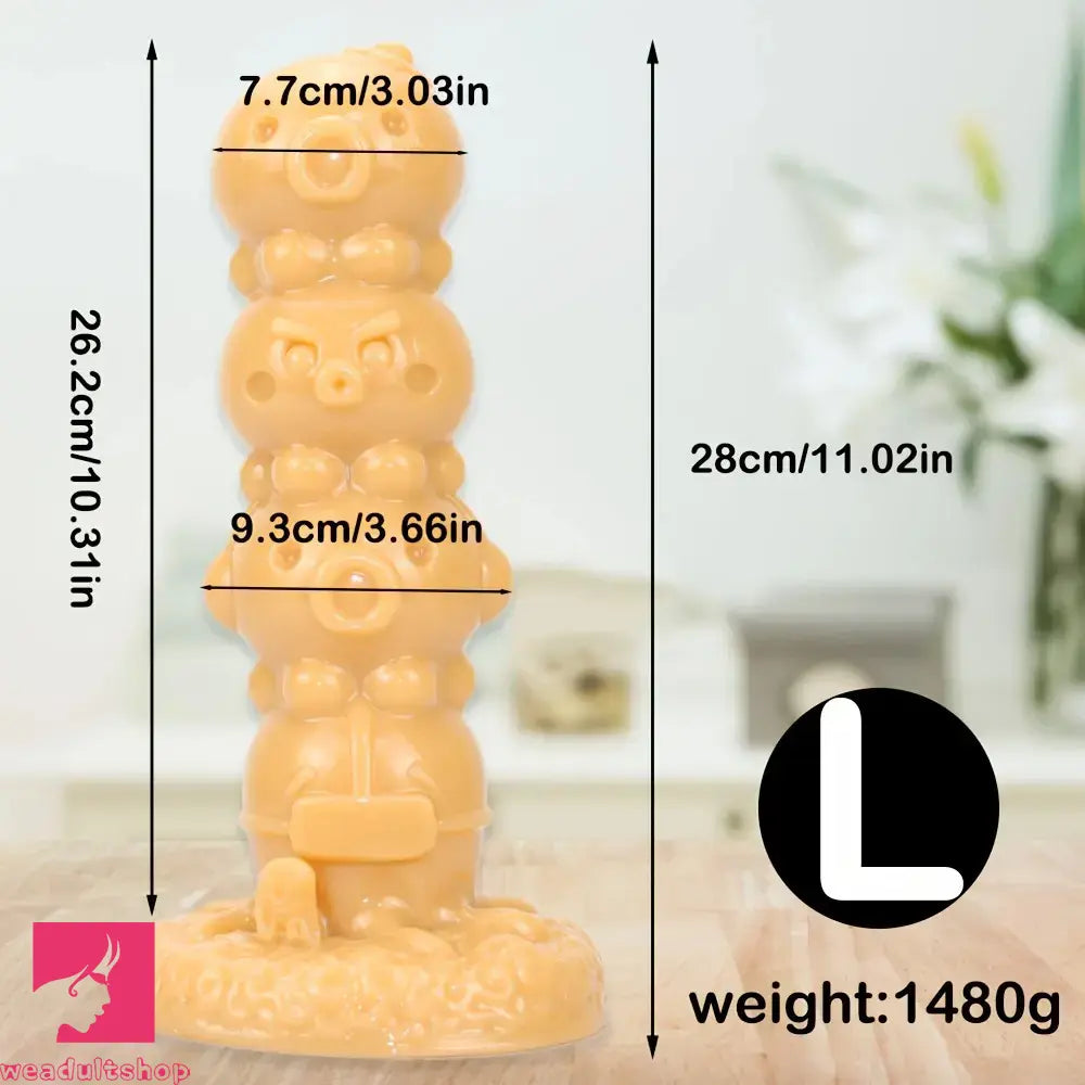 7.08in 8.93in 11.02in Big Fantasy Dildo PVC Odd Cute Dildo Sex Toy For Sex
