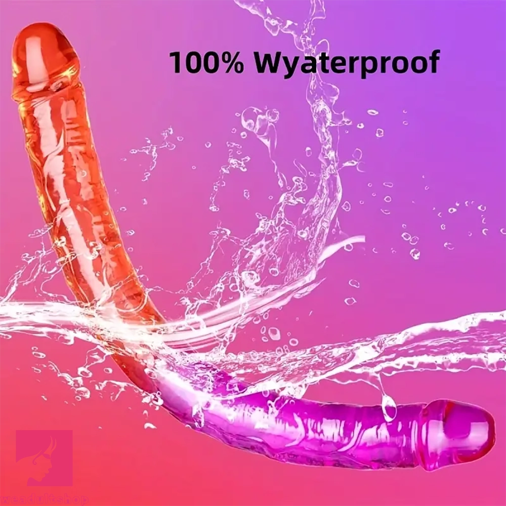 17.32in Dual-Ended Double Penetration Big Dildo For G-Spot Clit Stimulation