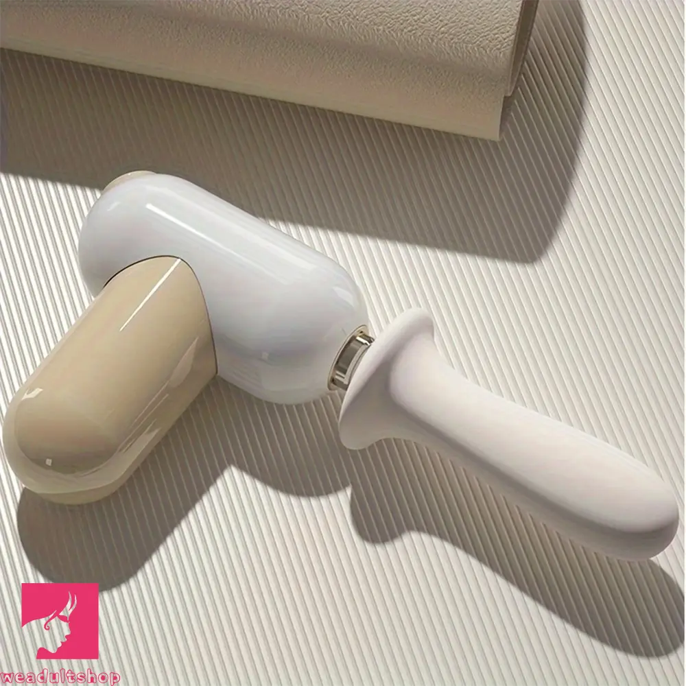 7.08in Thrusting Dildo Fuck Machine With Handle 8 Mode Telescopic Vibrating