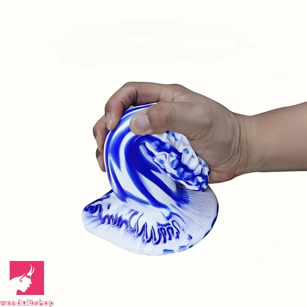 8.2in Realistic Fantasy Dildo For Hands-free Sex Flexible Shaft Testicles