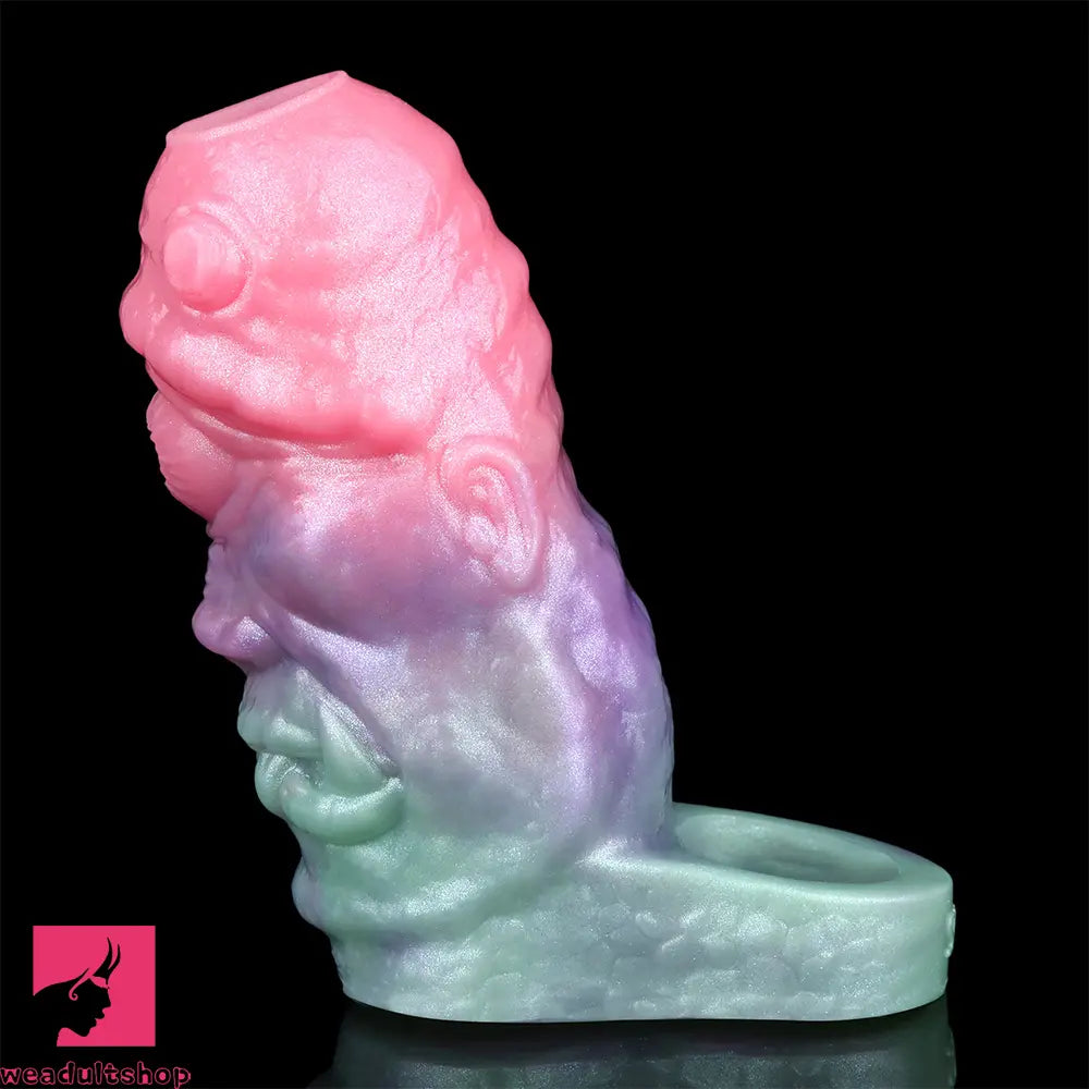 5.03in Velvet Pulse SHAZ-3019 Fantasy Hollow Dildo Sleeve Cock Extension