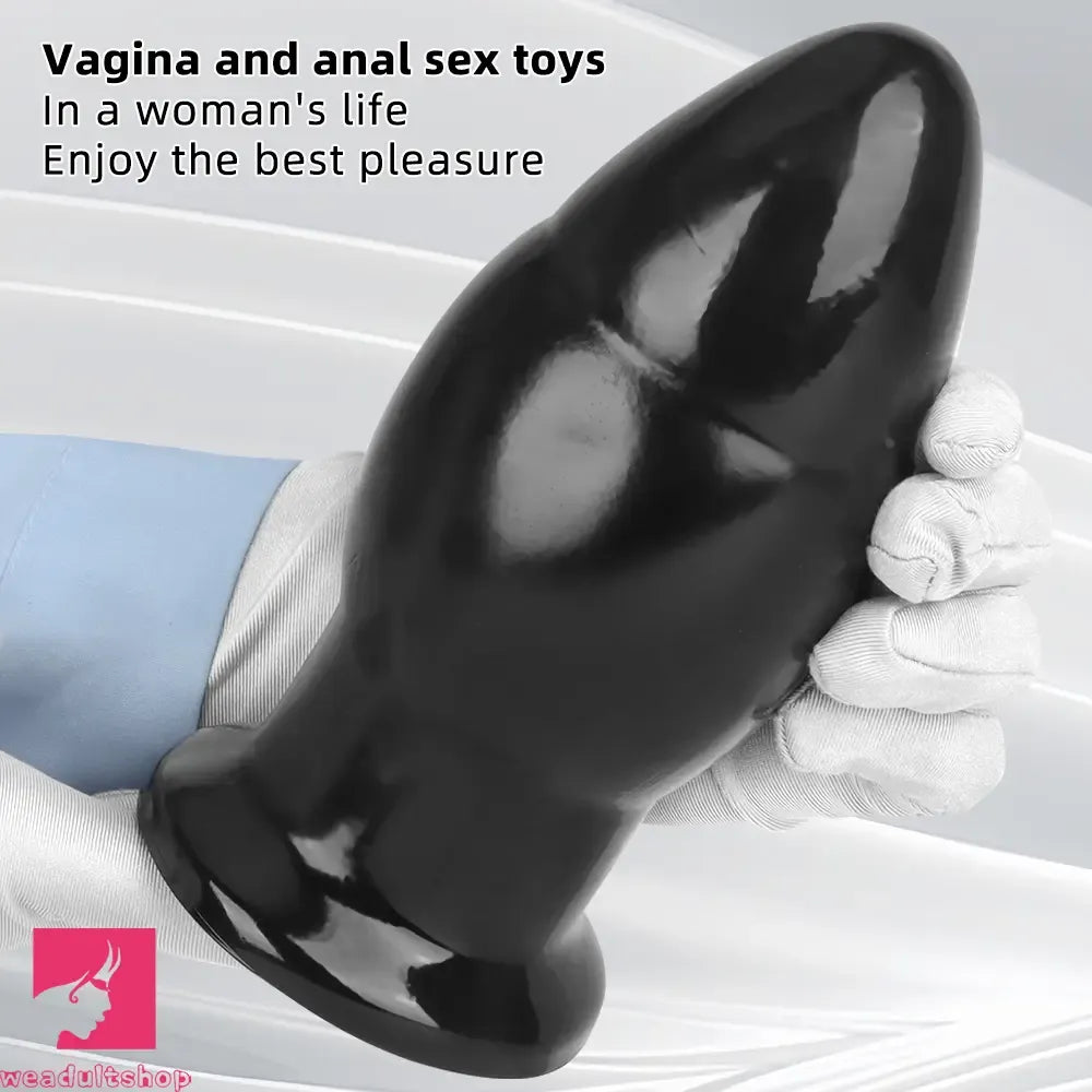 6.88in Big PVC Butt Plug Dildo Sexual Wellness Bold Design Anal Cock Toy