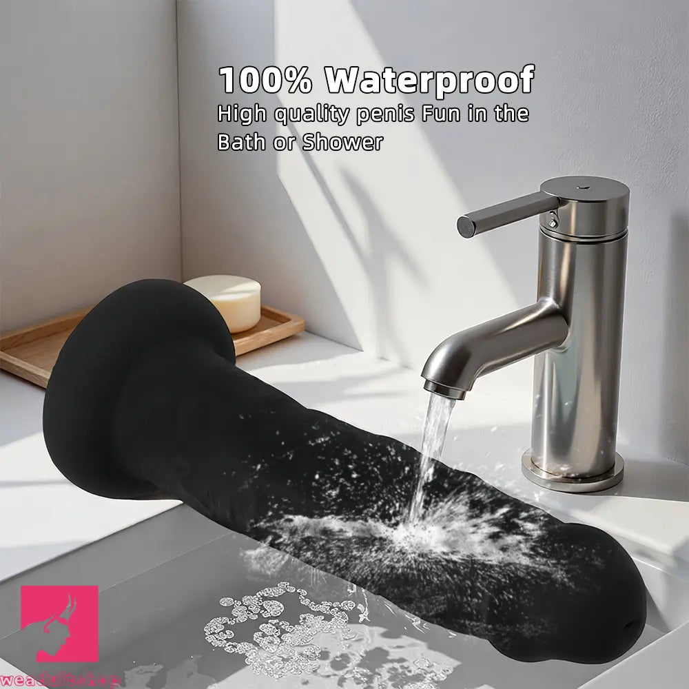 9.05in 10.03in 11.02in Thick Eggless Silicone Penis Dildo Adult For Couples