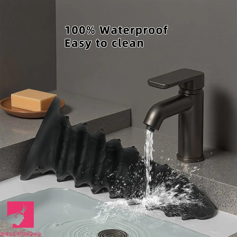 10.43in 12in 14.17in Extra-Big Long Threaded Silicone Sharp Head Dildo