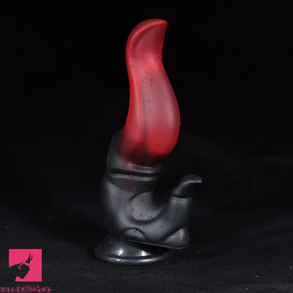 7.87in Silicone Fantasy Odd Sharp Head Dildo Mixed-colors Sensory Sex Play