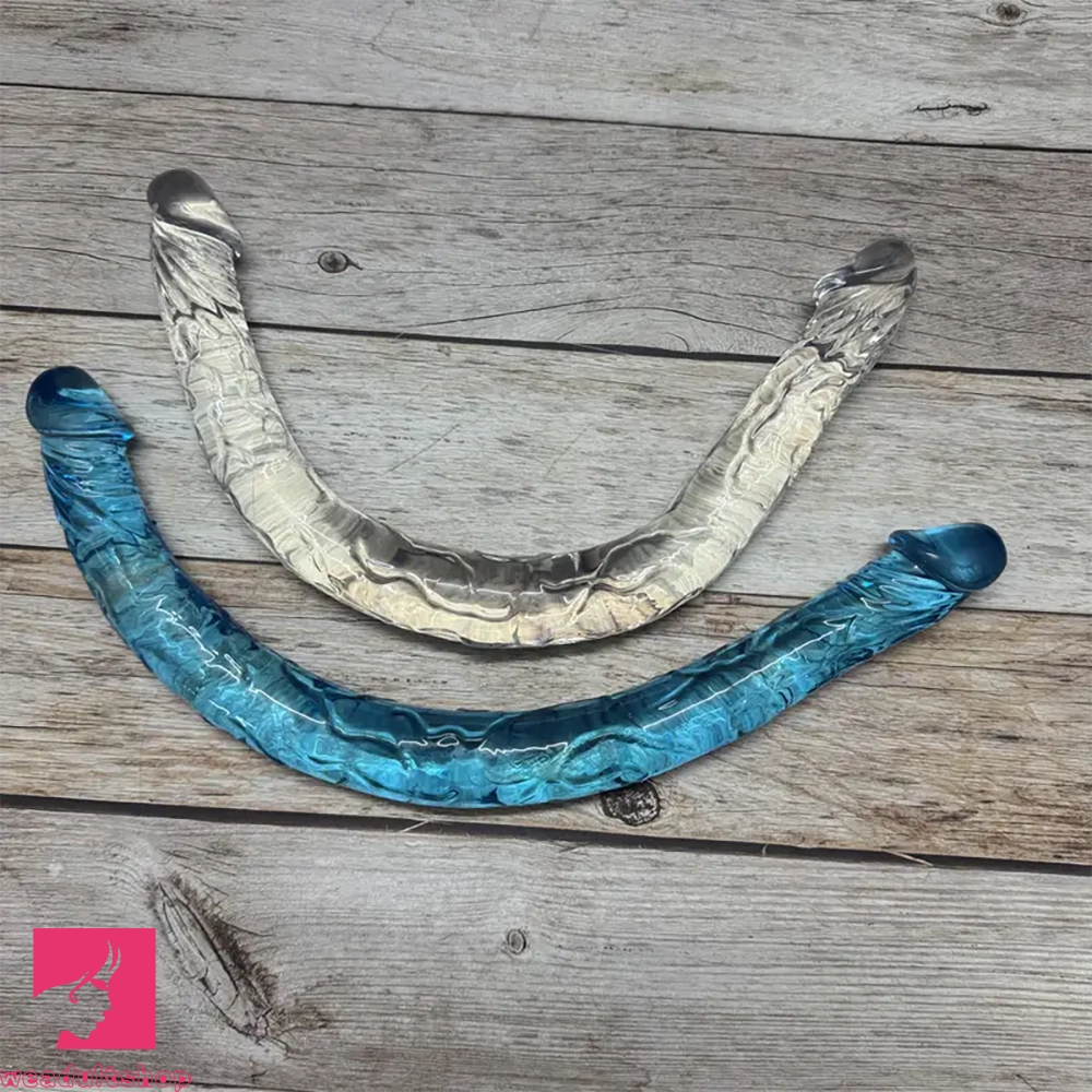 17.32in Long Dual Head Simulated Penis Dildo For G-Spot Cock Stimulation