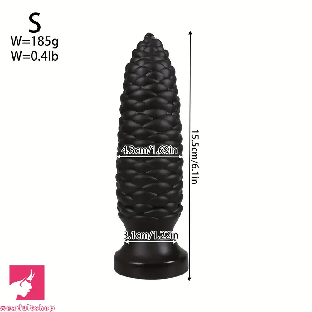 6.1in 7.67in 9.05in 10.43in 11.8in Big Anal Plug Scaly Thick Dildo Sex Toy