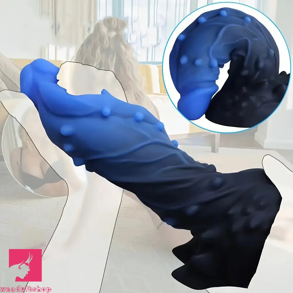 6.54in 7.68in 8.97in Soft Silicone Monster Spiked Dildo Thick Anal Odd Dildo