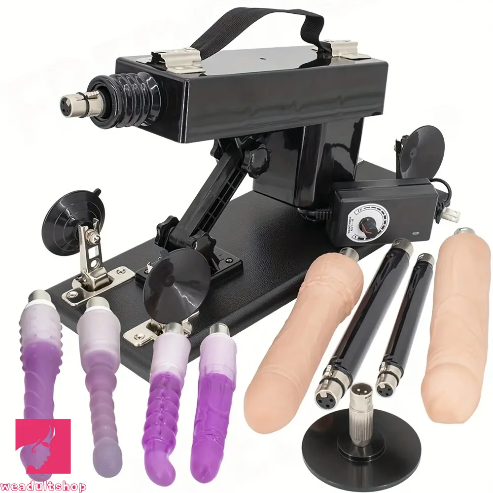 Automatic Female Masturbation Pumping Gun For Adults With Fucking Dildo