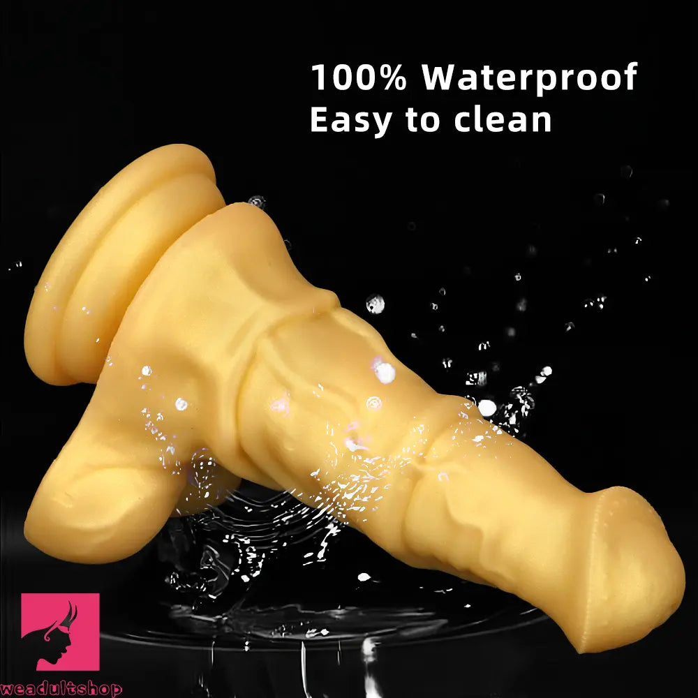 6.3in Small Horse Penis Orgasm Masturbator Silicone Soft Female Dildo