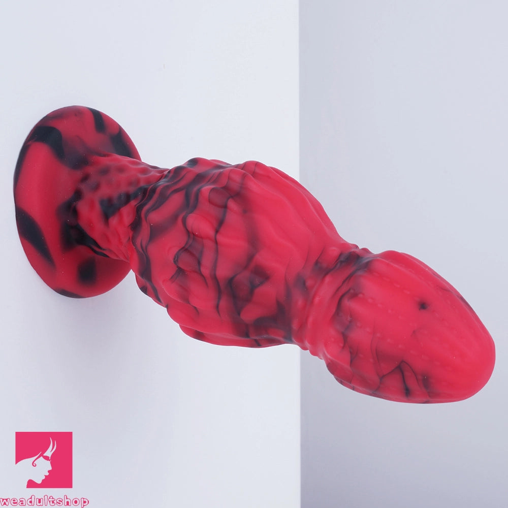 4.72in 5.51in 6.3in Silicone Fantasy Soft Anal Plug Dildo For Vaginal Massager