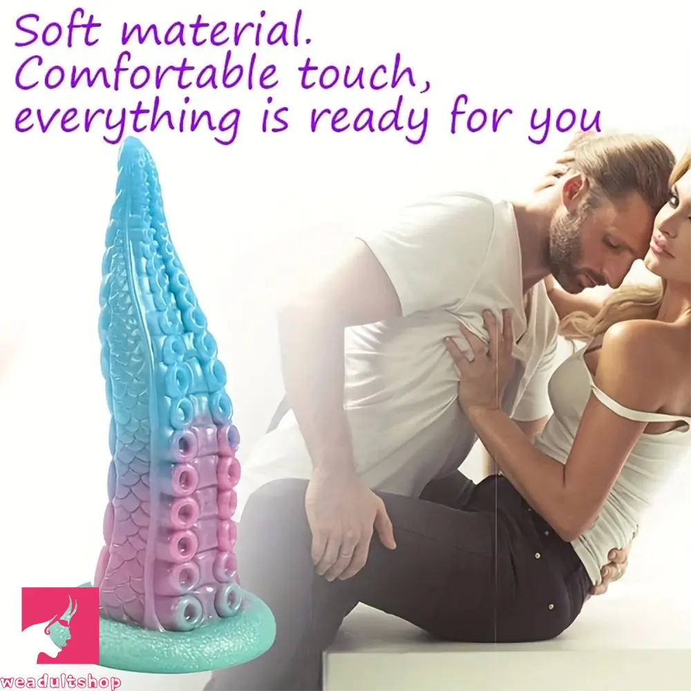 7.87in Octopus Tentacle Dildo For Women Soft Dildo For Hands-Free Games