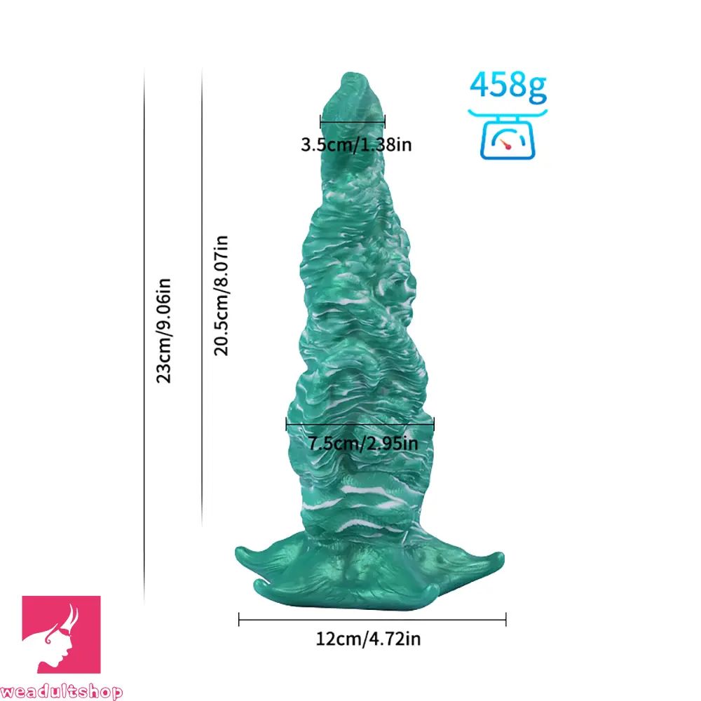 9.06in Deep Sea Tentacle Octopus Soft Silicone Big Dildo For Anus Sex