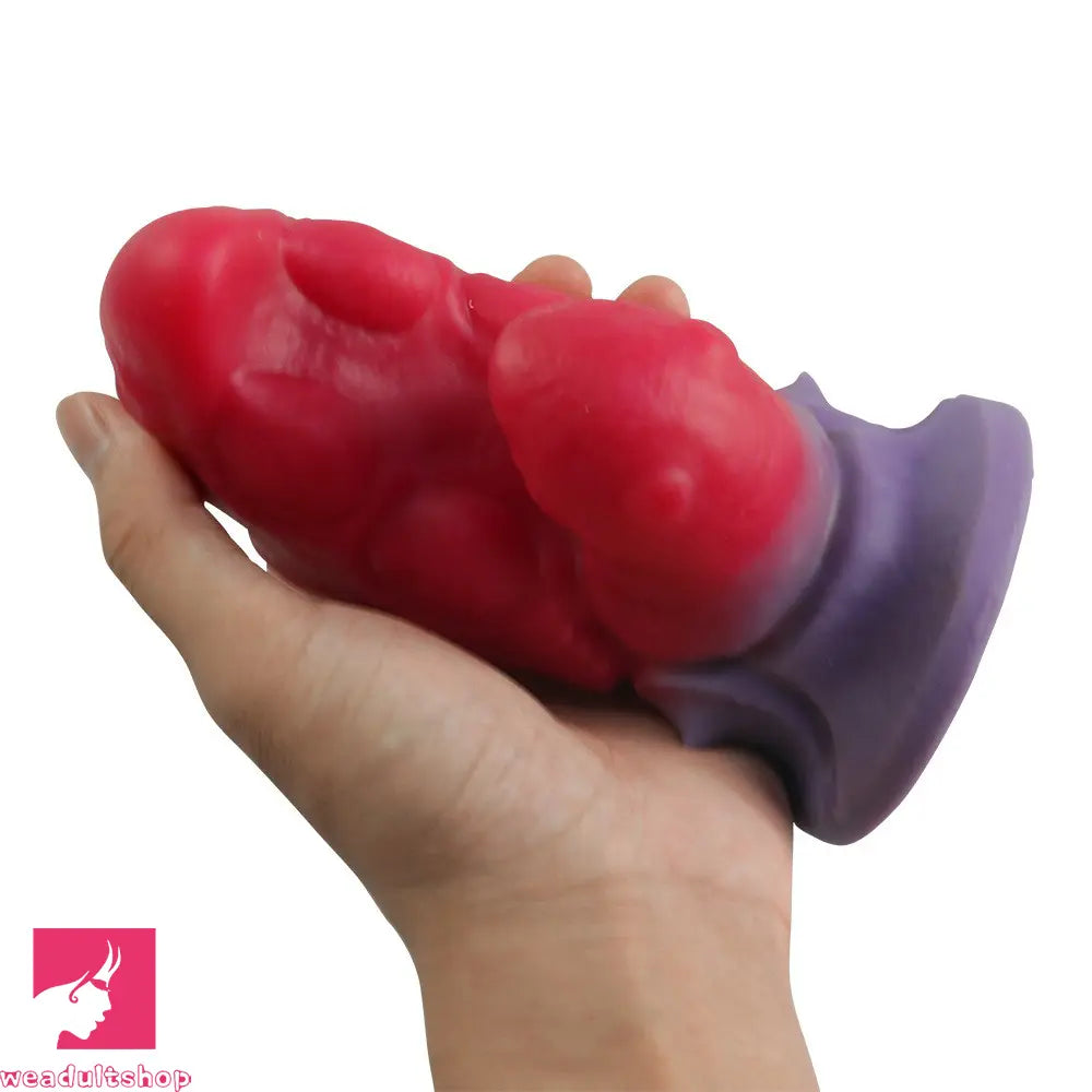 5.91in Fantasy Silicone Soft Dildo Odd Crab Claw Cock With Raised Spikes